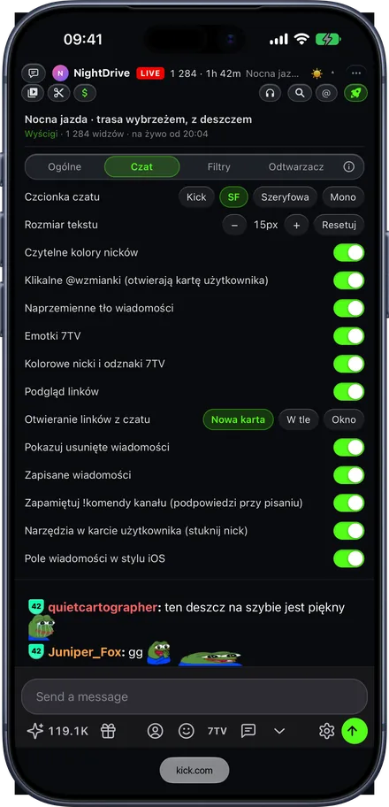 Kickon w Safari na iPhonie: Wszystko w jednym miejscu