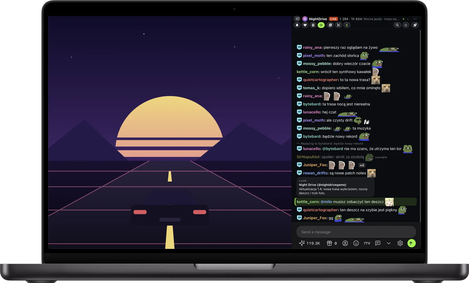 Kickon w Safari na Macu: Czat, za którym nadążysz